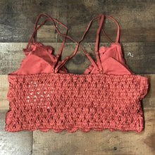 Load image into Gallery viewer, Simplicity is the Key Bralette - Marsala - XXL
