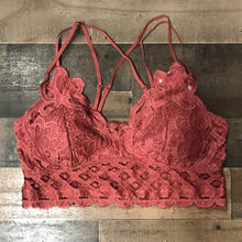 Load image into Gallery viewer, Simplicity is the Key Bralette - Marsala - XXL

