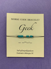 Load image into Gallery viewer, Morse Code Bracelets (2)
