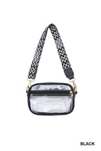 Load image into Gallery viewer, Clear Crossbody Bag with Guitar Strap
