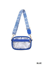 Load image into Gallery viewer, Clear Crossbody Bag with Guitar Strap
