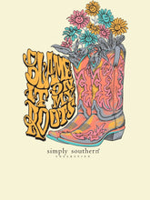 Load image into Gallery viewer, Simply Southern Blame it on My Roots Boxy Tee
