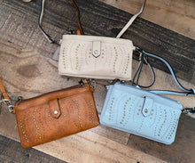 Load image into Gallery viewer, Ayra Studded Wallet Clutch Crossbody - 3 Colors
