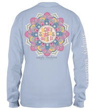 Load image into Gallery viewer, Simply Southern Don&#39;t Stress Over It Long Sleeve Graphic Tee
