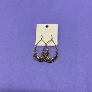 Cressida Beaded Teardrop Earrings