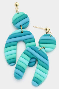 Jane Abstract Clay Earrings