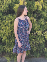 Load image into Gallery viewer, Feeling So Sweet Blue Floral Dress
