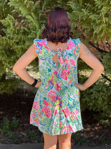 Lilly Paisley Floral Print Dress