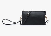 Load image into Gallery viewer, Riley Crossbody / Clutch - Black or Rose Gold

