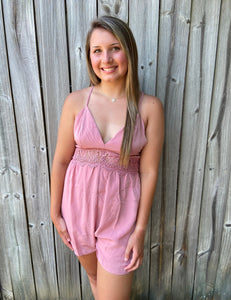 *LAST ONES* One More Time Romper - Yellow or Mauve